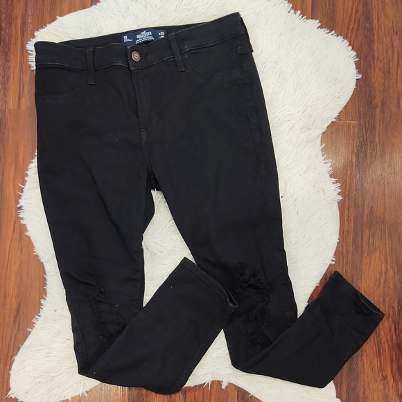 Hollister Midrise Jean Legging Black 